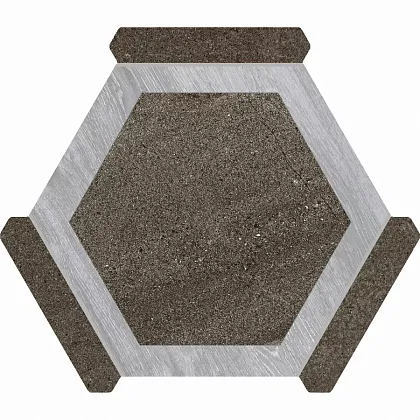 Фото Керамогранит Monopole Oregon Grafito Gris 22x25 Испания