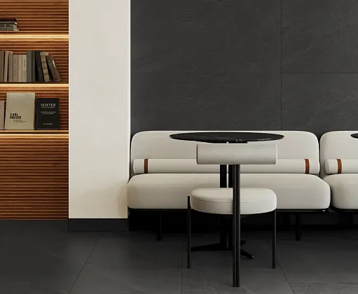 Фото Декор Laparet Badrock Shadow Pro Deco Art Графитовый R10Soft Str Cb 60Х120 Индия