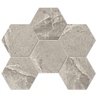 Мозаика Kailas Light Beige Hexagon KA02 неполированная 25x28,5