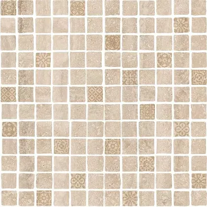 Фото Мозаика MBD002 Риальто Антика 2 мозаичный бежевый светлый матовый 30х30 Россия