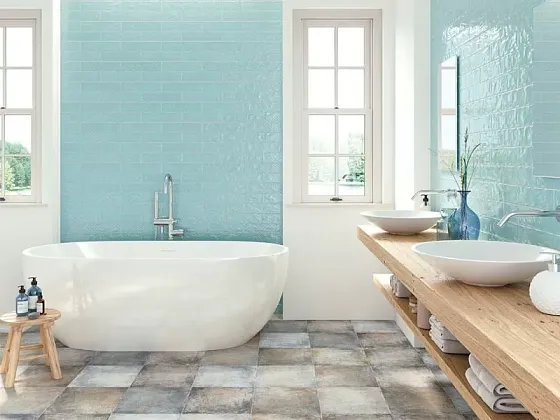 Фото Плитка MUSIC AZUL DECOR 7,5x30 Испания