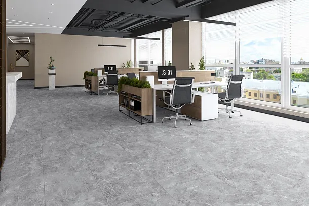 Фото Керамогранит Eternal ETSTN1225MT6060 Madona Grey Matt 60x60 Индия