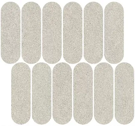 Фото Декор ID143 Джиминьяно наборный серый светлый матовый 30x32 Россия