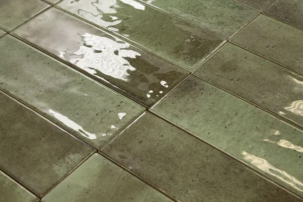 Фото Плитка Smile Tile Jazz Mint 7.5x22.5 Индия