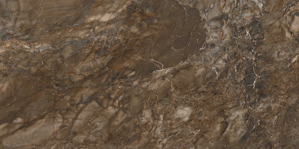 Фото Керамогранит BR04 Bernini Dark Brown полированный 60x120x10 Россия
