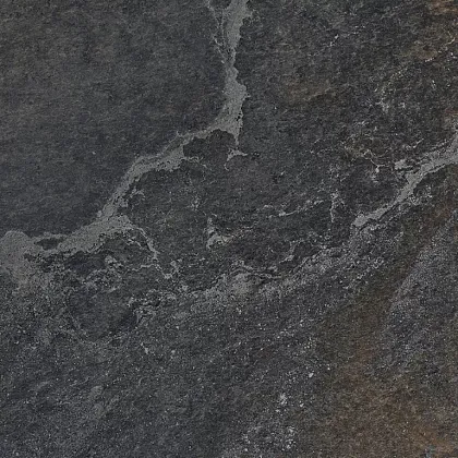 Фото Керамогранит Blaze Nero графитовый Сатинированный Карвинг 60х60 Индия