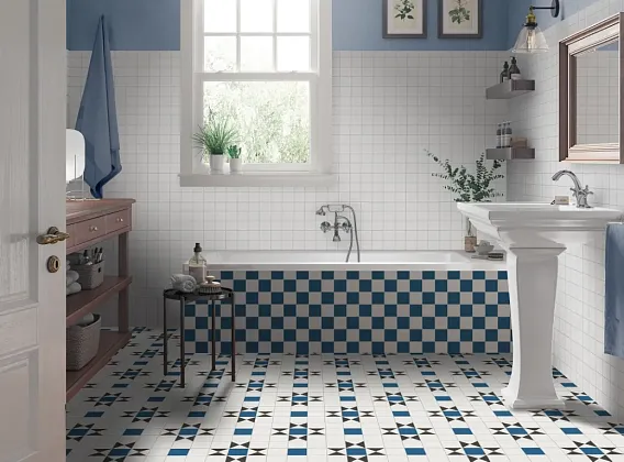 Фото Керамогранит Kerlife (Navarti) Victorian Dreams Bedford Green 45,2x45,2 Испания