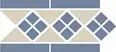 Бордюр Top Cer Border LISBON with 1 strip (Tr.16 Dots 11 Strips 11) 28х15