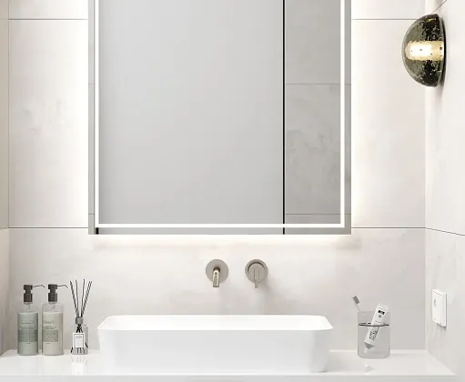 Фото Керамогранит Laparet Onyx Lux Bianco Белый Полированный Матированный 60Х120 Индия