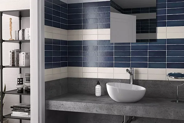 Фото Плитка Equipe 24964 MAGMA SEA BLUE 6,5X20 Испания