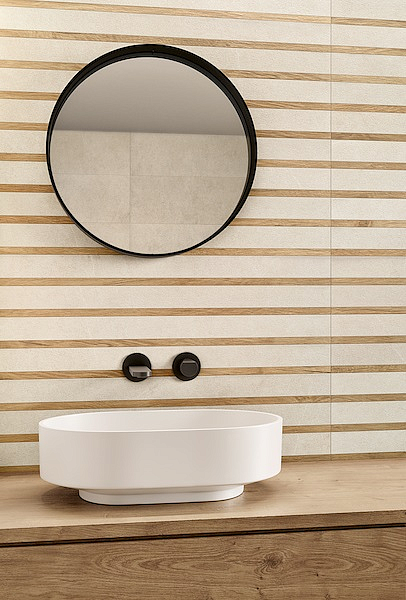 Фото Плитка Sense Scratch Beige Ret 35x100 Португалия