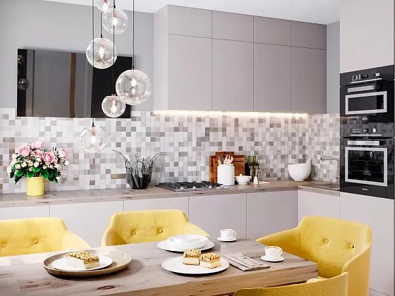 Фото Мозаика Latern White Matt (DA31000/DL1005) 24.6х28 (С0002903) Китай