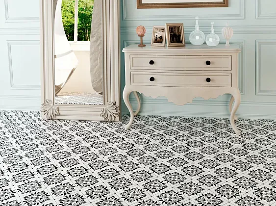 Фото Керамогранит Smile Tile Siena Trevi 19,8x19,8 Индия