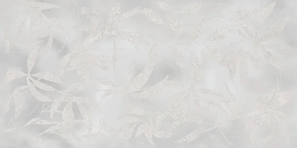Фото Керамогранит Vitra K958008R0001VTER ArtWall Цветы Серый Матовый Ректификат 60x120 Турция