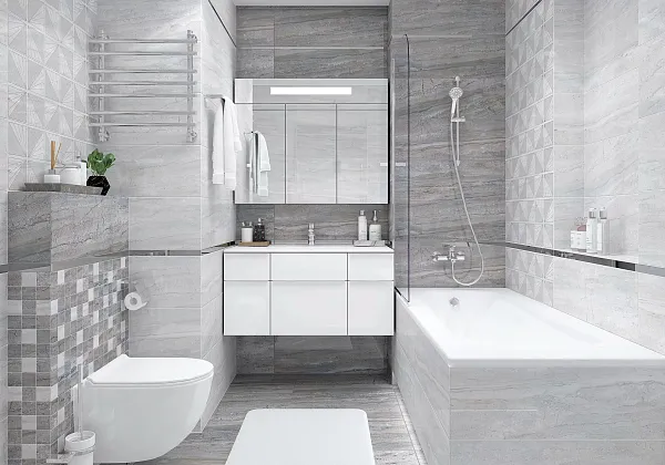 Фото Керамогранит MN 0053 Moon серый 60х60 Россия