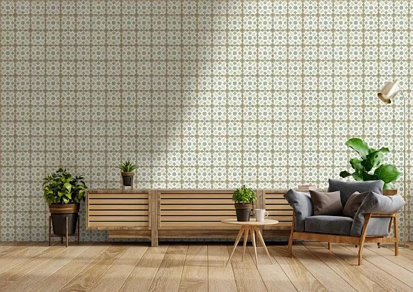 Фото Керамогранит Ennface ENPTR6007MT2020 Morocco Azure Matt 200х200х8 Индия