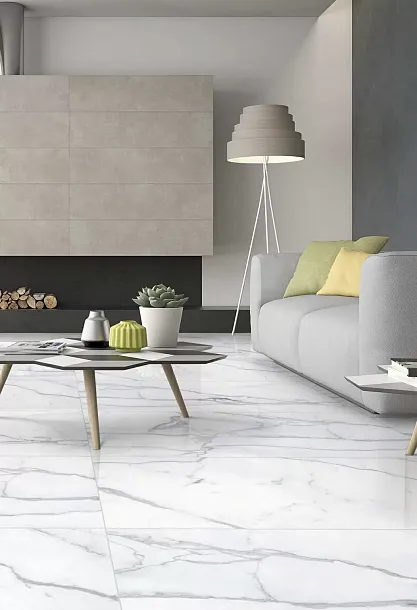 Фото Керамогранит El Monte Blanco Matt Carving 60х120 Индия