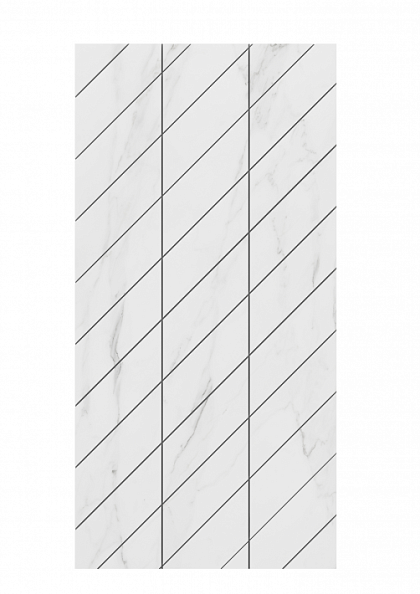 Фото Фальшмозаика Supreme Platinum Corner SM01 полированный (правый) 30x60 Россия