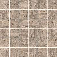 Фото Kerama Marazzi Декор Про Травертин мозаичный бежевый тёмный матовый обрезной 30x30x0,9 (KMD2MSA010GR)