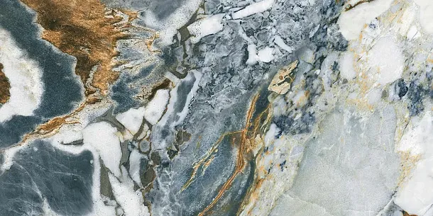 Фото Керамогранит Geotiles Greta Blue Super Polished 60x120 Испания