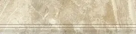 Фото ProGRES Ceramica GNR12030420-G Ступень Магма Коричневый светлый граниль 1200x300x9.5
