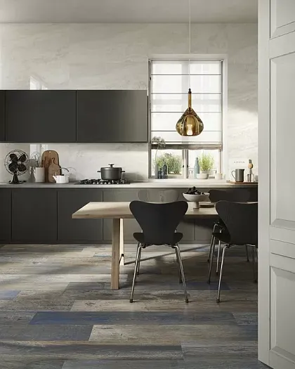 Фото Керамогранит Sant Agostino Yorkwood Walnut 20x120 Италия