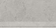 Ступень Kerama Marazzi Сплит серый светлый матовый обрезной 30x60x0,8 (KM6060G1231R8GRF)