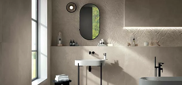 Фото Керамическая плитка FAP Ceramiche fRXI Nobu Beige Matt RT 50x120 Италия