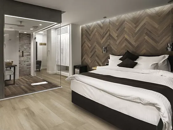 Фото Керамогранит Rondine Group 1040233 Missouri Eiche Noce 15x61 Италия
