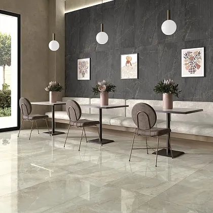Фото Керамогранит Dado Ceramica 304341 Charme Ivory Rett 120x120 Италия