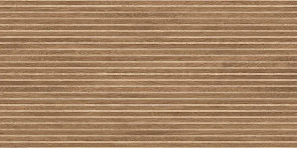 Фото Керамогранит Laparet Wood Canarium Almond Stripes Тёмно-Бежевый Матовый Карвинг 60Х120 Индия