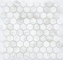 Фото Dolomiti bianco MAT hex 18x30x6
