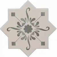 Фото Керамогранит Becolors Star Dec. Stencil Grey 13.25х13.25