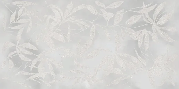 Фото Керамогранит Vitra K958008R0001VTER ArtWall Цветы Серый Матовый Ректификат 60x120 Турция
