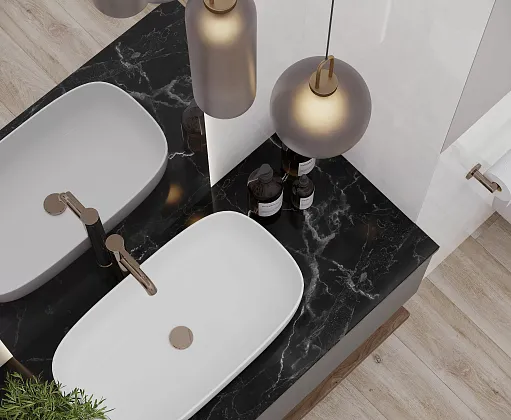 Фото Керамогранит Diadem White Полированный 60x120 Индия