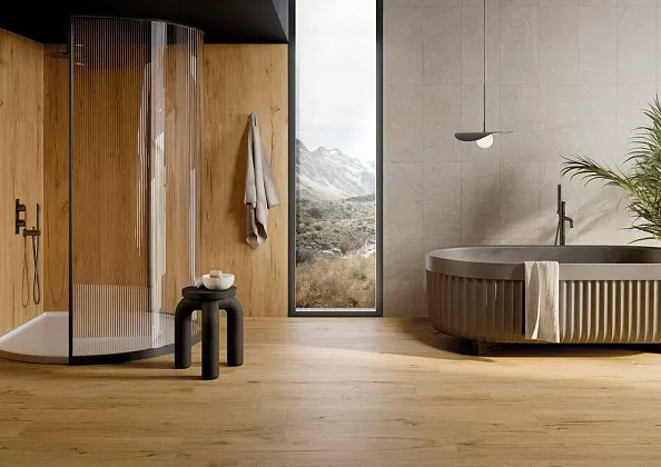 Фото Керамогранит Bottega B71033 Feelwood Smoke Ret 20x120 Италия