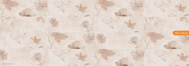 Фото Керамическая плитка el molino gabana decor bone 30x90 Испания