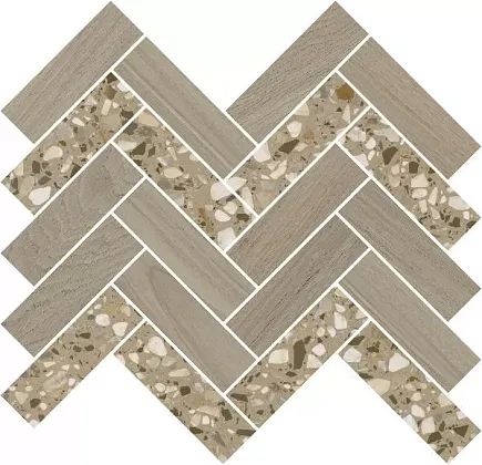 Фото Мозаика T042\SG5269 Монтиони мозаичный коричневый светлый 34x35,5 Россия