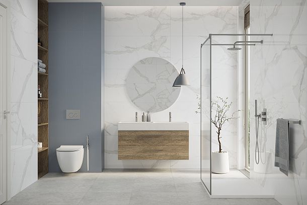 Фото Керамогранит Statuario Cara Satin 60x120 (MPL-058624) Россия