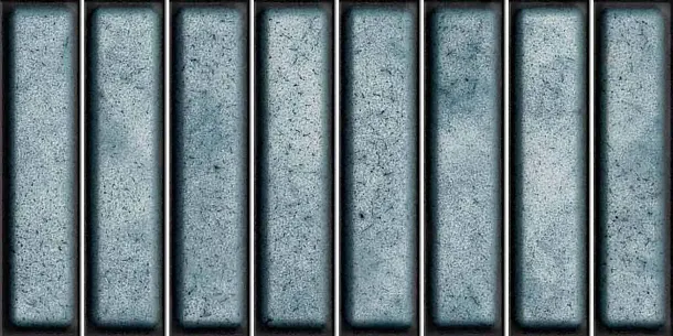 Фото керамическая плитка El Barco Domino Azul Glossy 15x30 Испания