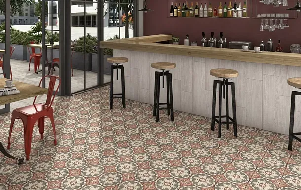 Фото керамическая плитка DeShun Ceramics Art Decor DC208 20x20 Китай