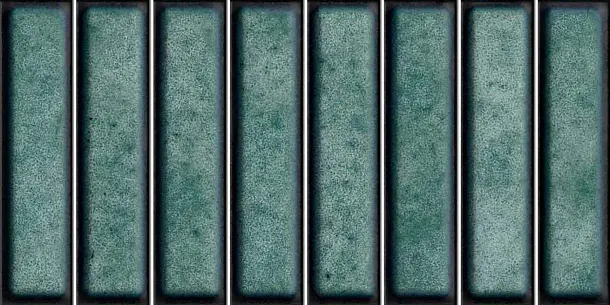 Фото керамическая плитка El Barco Domino Verde Glossy 15x30 Испания