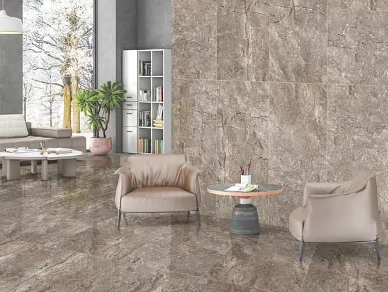 Фото Керамогранит 6405 Stone Grey Polished 60x120 Индия