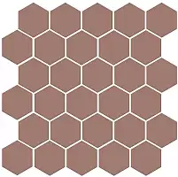 Фото керамическая плитка Агуста розовый матовый 29,7x29,8x0,69 из 30 частей (5,2х6) (63010)