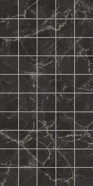 Фото Декор чипсет Коррер чёрный глянцевый обрезной 30x60x0,9 (KMD2PTG004BR) Россия