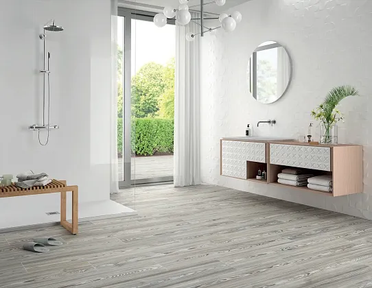 Фото Керамогранит Keratile 3AEBICEECDPA Ice White MT R 6mm 60x120 Испания