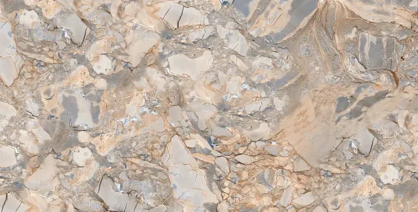 Фото Керамогранит Ennface ENACN1032GL60120 Breccia Oceanic Glossy 600х1200х9 Индия