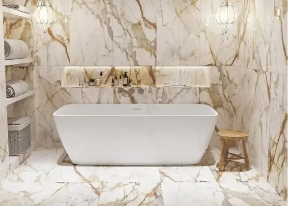 Фото Керамогранит Afyon Light Polished 60x120 (С0005045) Индия