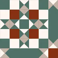 Фото Керамогранит Kerlife (Navarti) Victorian Dreams Bedford Green 45,2x45,2
