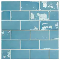 Фото Плитка Equipe 25629 Azure Blue 6.5x13.2